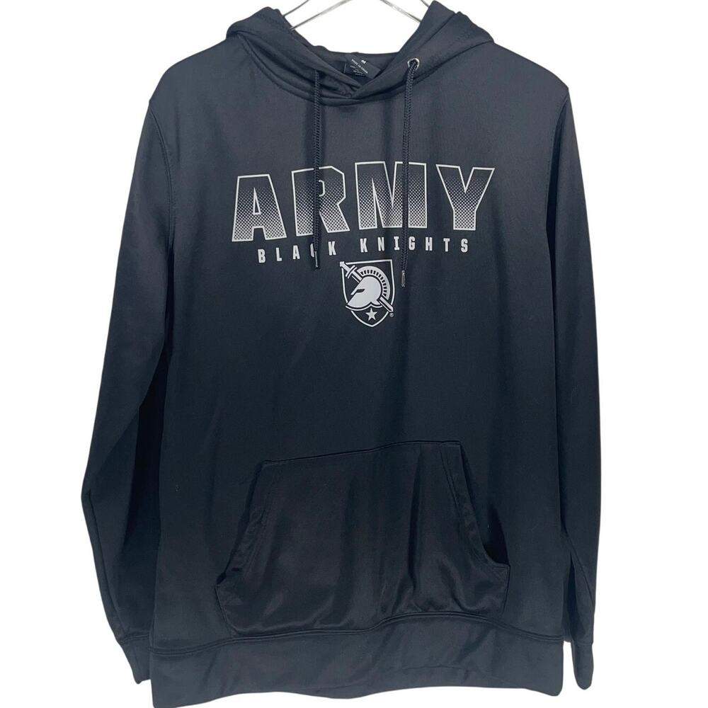 Army Black Knights‎ Colosseum Blackout Pullover Black Hoodie Mens Size M